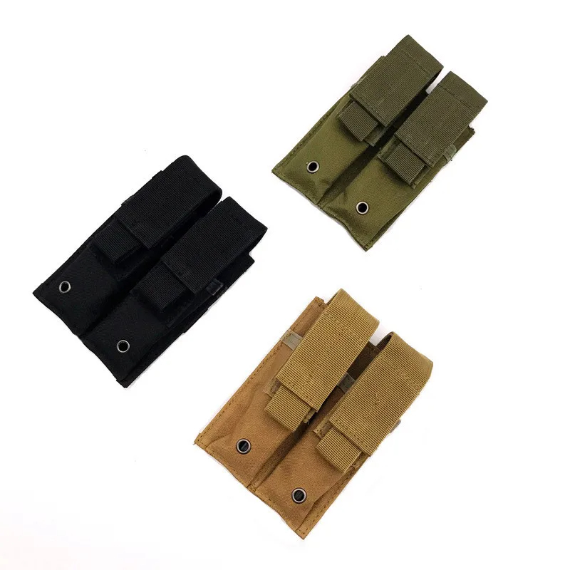 Outdoor Hunting Magazines - Tactical Magazine Pouch Double Pistol Mag
