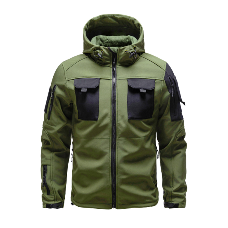 Safari Outdoor Hunting Jackets - Jesienno-zimowa męska kurtka polarowa na zewnątrz