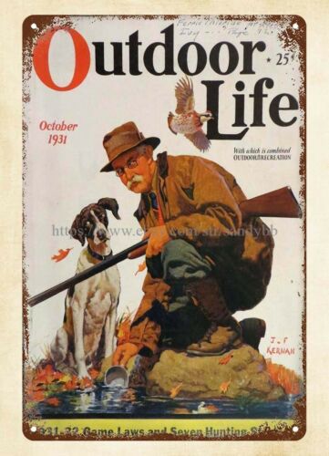 Hunting Quail - Wnętrze domu 1931 okładka magazynu OUTDOOR