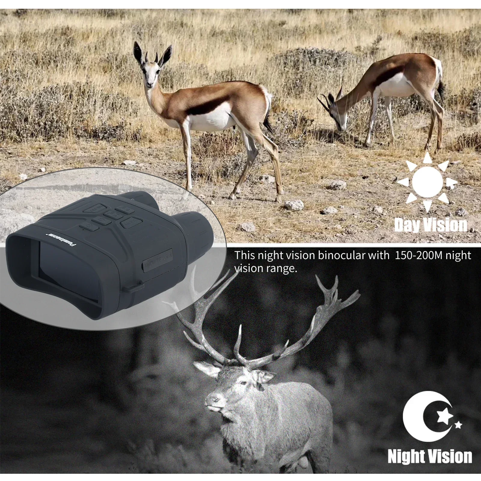 12-megapikselowy lornetka na p – Outdoor Hunting Digital Night Vision recenzja i cena