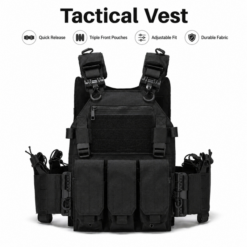 Kamizelka taktyczna poliestrow – Outdoor Hunting Magazines recenzja i cena