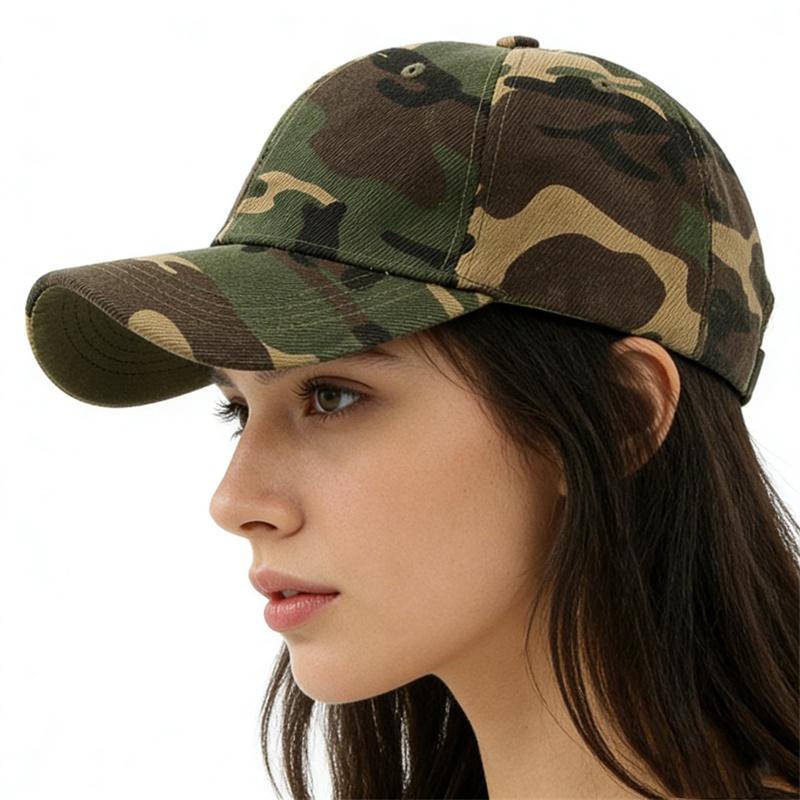 Kamuflażowa czapka outdoorowa  – Hunting And Camping In Jungle recenzja i cena