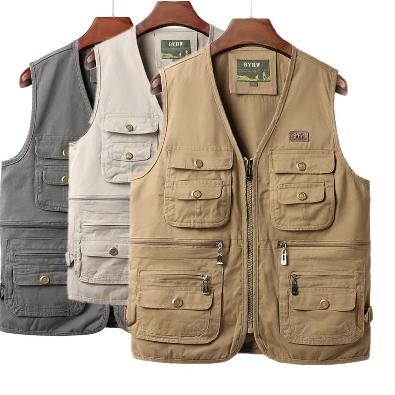 Męska kamizelka z wieloma kies – Safari Outdoor Hunting Jackets recenzja i cena