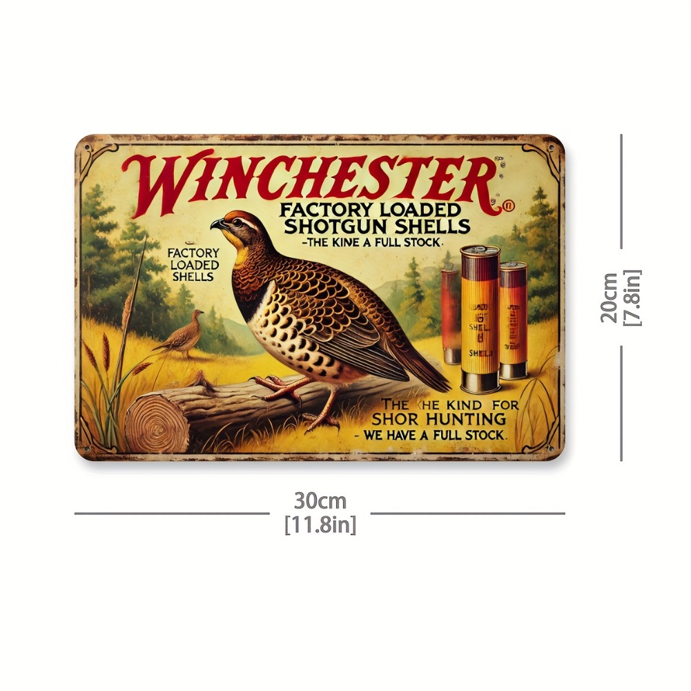 Tabliczka Blaszana - Vintage W – Hunting Quail recenzja i cena