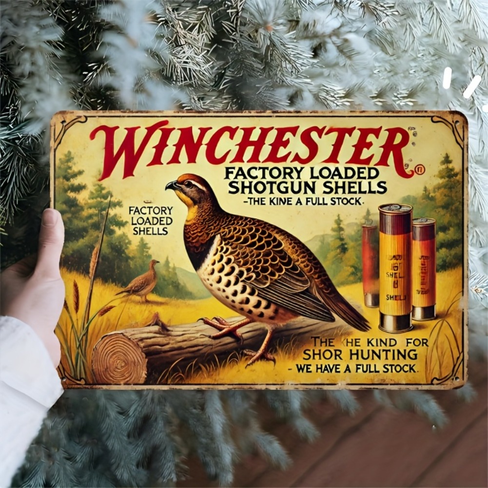 Tabliczka Blaszana - Vintage W – Hunting Quail recenzja i cena