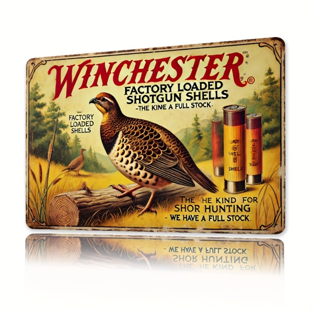 Tabliczka Blaszana - Vintage W – Hunting Quail recenzja i cena