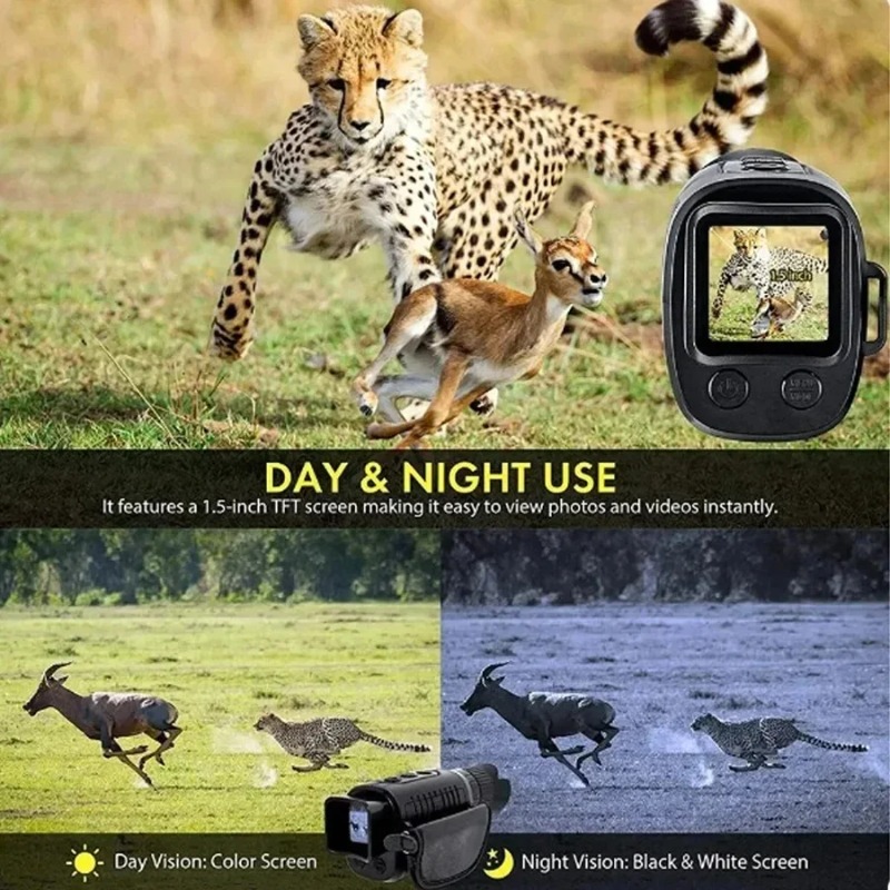 Monokular cyfrowy z 5-krotnym  – Outdoor Hunting Digital Night Vision recenzja i cena