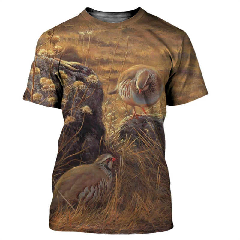 Zwierzęca przepiórka 3D T-shir – Hunting Quail recenzja i cena