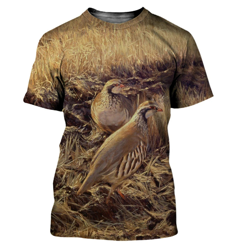 Zwierzęca przepiórka 3D T-shir – Hunting Quail recenzja i cena