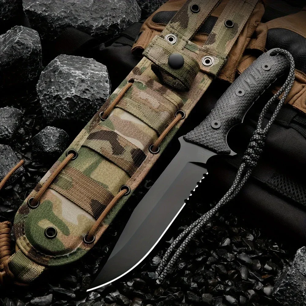 Nóż prosty CR (wersja high-end – Hunting And Camping In Jungle recenzja i cena