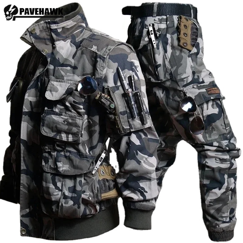 Męski zestaw kamuflażu kilka k – Safari Outdoor Hunting Jackets recenzja i cena