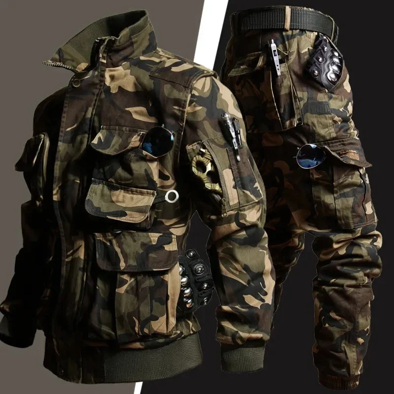 Męski zestaw kamuflażu kilka k – Safari Outdoor Hunting Jackets recenzja i cena