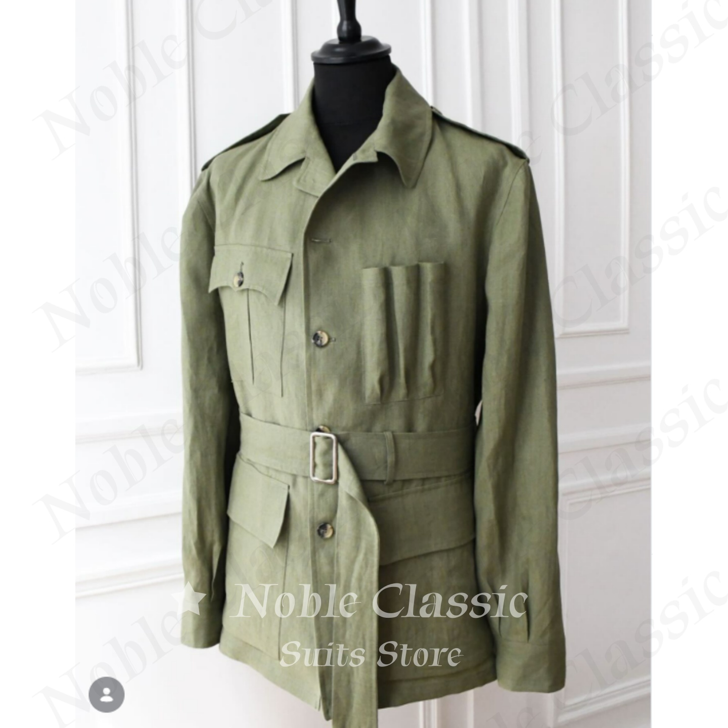 Męska lniana kurtka safari w s – Safari Outdoor Hunting Jackets recenzja i cena
