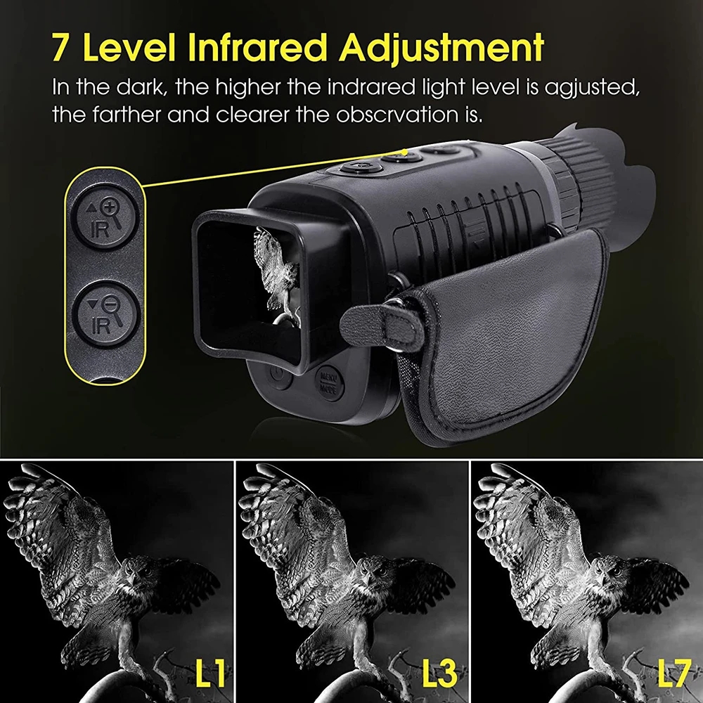 Monokular noktowizyjny HD 1080 – Outdoor Hunting Digital Night Vision recenzja i cena